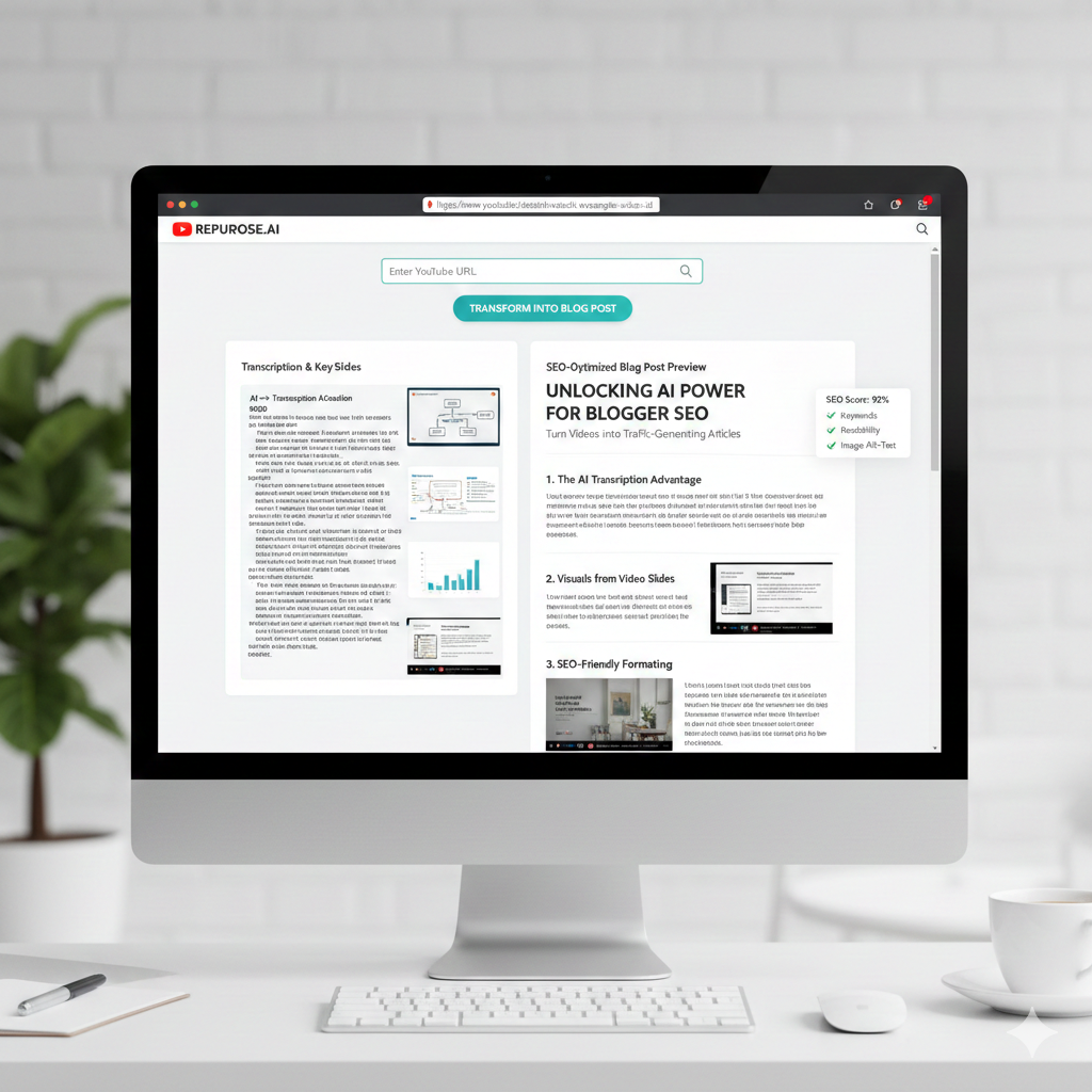 ContentForge – AI Video-to-Blog Repurposer