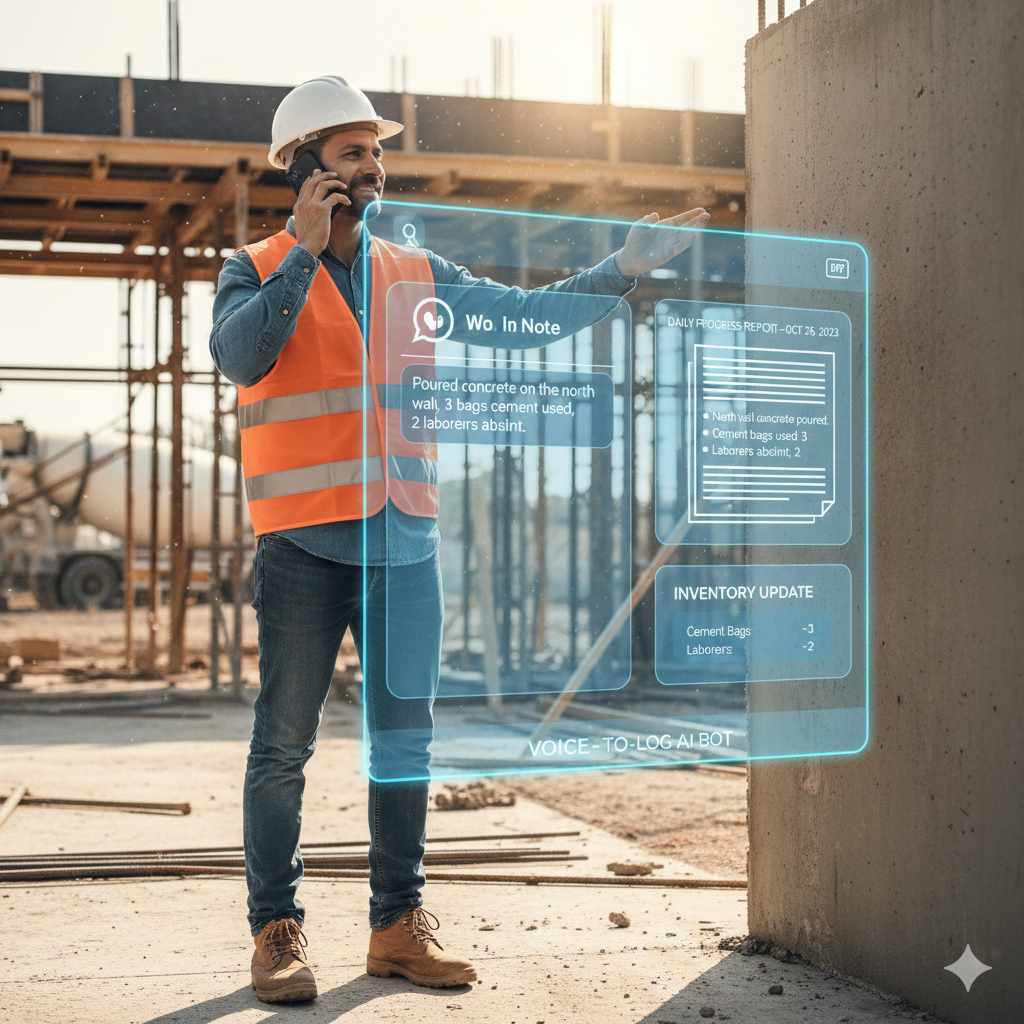 SiteLogger – Construction Voice-to-Log Bot