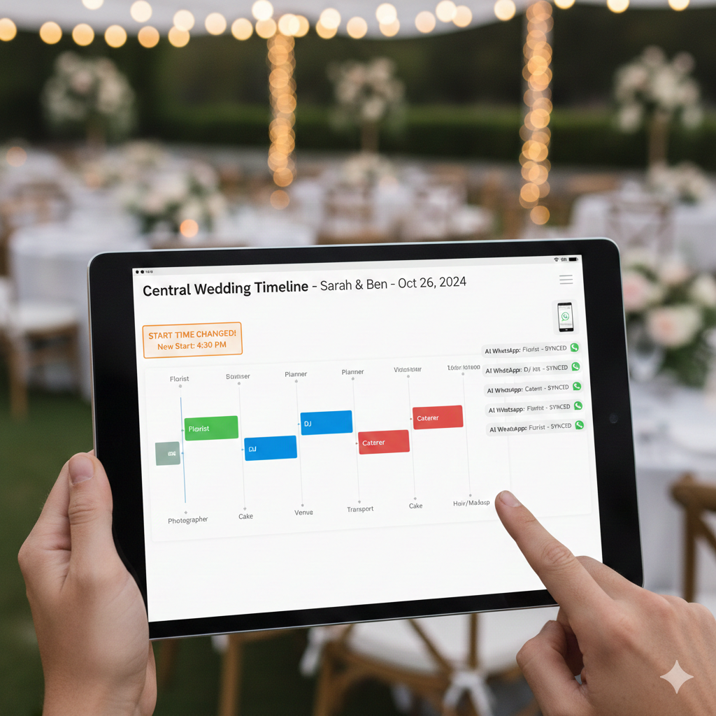 VowSync – Wedding Vendor Sync Dashboard