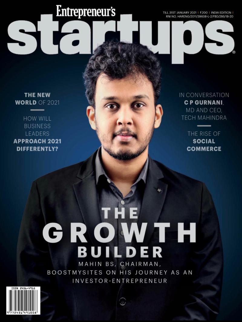 Mahin B S — Founder & Chairman, Boostmysites